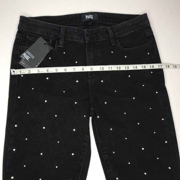 Paige Verdugo Skinny Krystal Noir NWT USA Size-29 - Picture 9 of 16